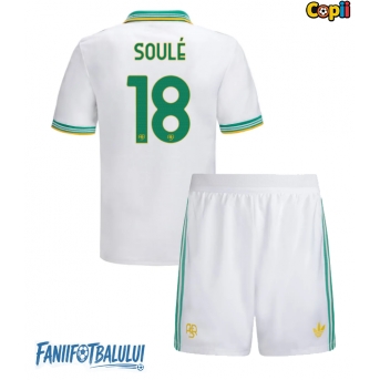 AS Roma Matias Soule #18 Echipament de Fotbal Replică 2025-26 Copii Treilea (+ Șorturi)